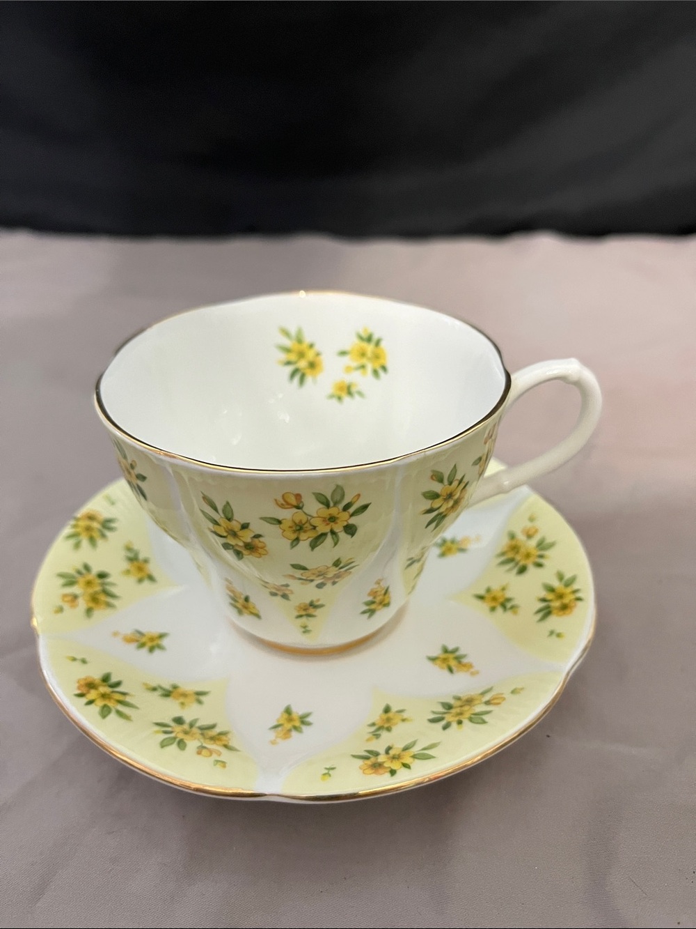 Royal Albert Debutante Series "Radiance" teacup and saucer